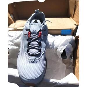 Columbia Castback PFG Omni Max Boat Shoes Sneakers Cirrus Gray/Red Men's 10 Wide